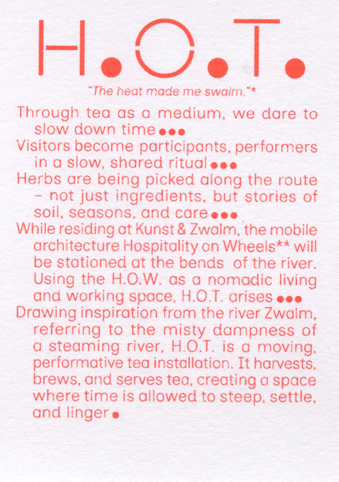 H.O.W. – H.O.T. – Kunst & Zwalm